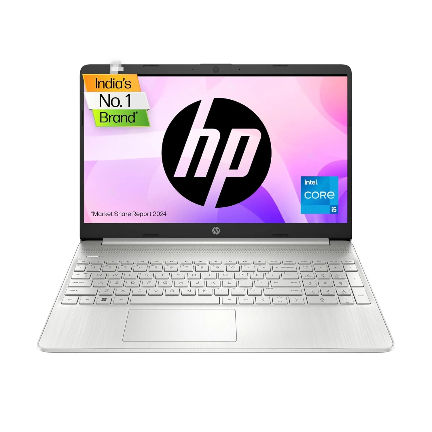 HP 15S-FQ5329TUHP 15s ll Intel Core i5 12th Gen ll 8 GB RAM ll 512 GB SSD  ll 15.6inch ll Intel Iris Xe Graphics ll Backlit Keyboard ll Windows 11 Home  +